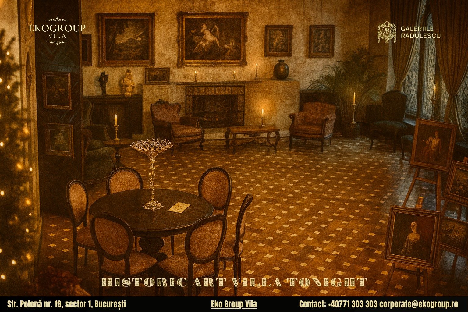 Povestea Crăciunului reînviată în eleganța anilor ’30 la Eko Group Vila